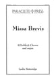Missa Brevis SS choral sheet music cover